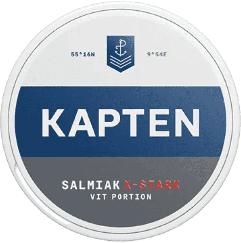 Kapten Vit Salmiak Extra Stark