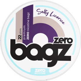 BAGZ Zero Salty Licorice