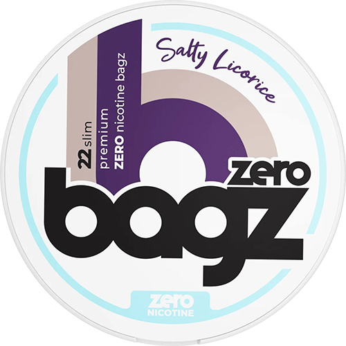 BAGZ Zero Salty Licorice