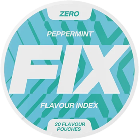 FIX Zero Peppermint – nikotinfritt snus med smak av pepparmint