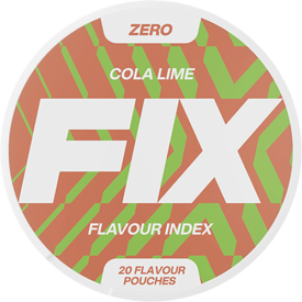 FIX Zero Cola Lime – nikotinfritt snus med smak av cola och lime