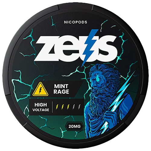 Zeus Zeus Mint Rage Strong – nikotinpåsar