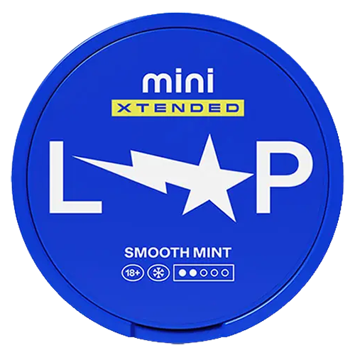 LOOP Loop Smooth Mint Xtended Mini Light – nikotinpåsar