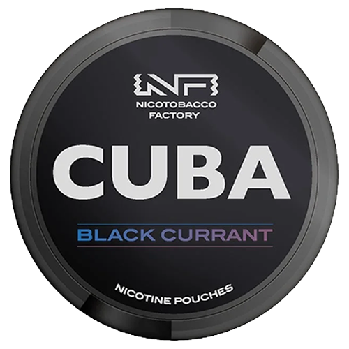 Cuba Cuba Black Black Currant Normal - nikotinpåsar
