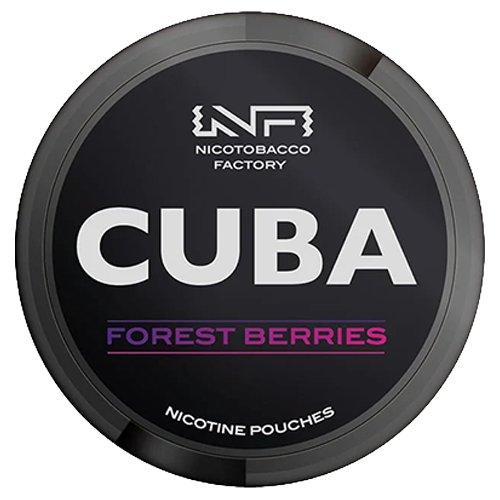 Cuba Cuba Black Forest Berries Extra Strong - nikotinpåsar