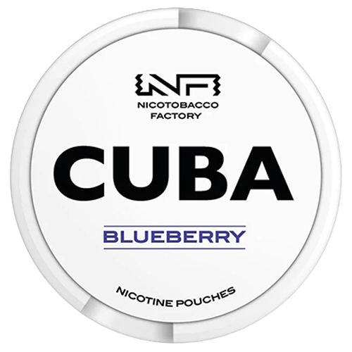 Cuba Cuba White Blueberry Normal - nikotinpåsar