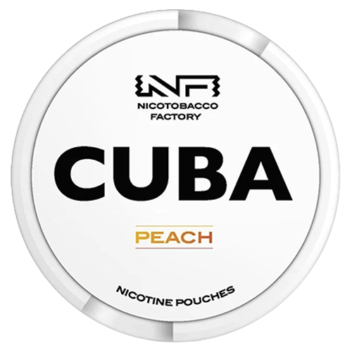 Cuba Cuba White Peach Normal - nikotinpåsar